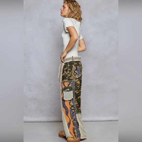 POL Multicolor Wide Leg Pants - Picture 6 of 6